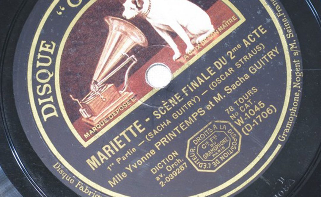 Sacha Guitry et sa compagne Yvonne Printemps interprétant Mariette, partie 1