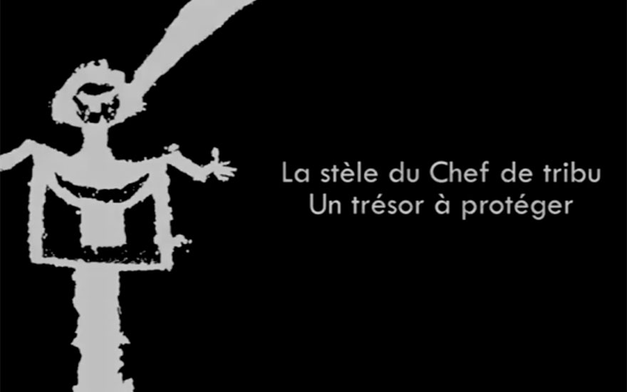 La stèle du Chef de tribu, un trésor à protéger