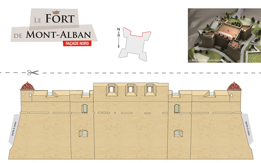 Construit la maquette du Fort du Mont-Alban !