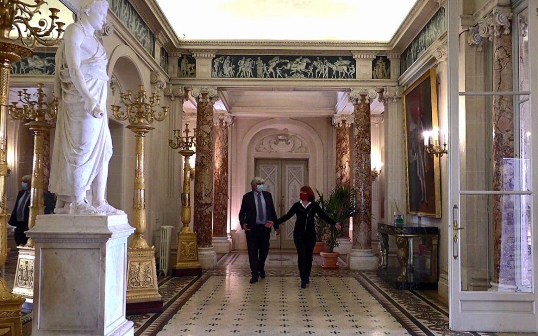 Visite avec Muriel Mayette de l’exposition « Nice et le Second Empire »