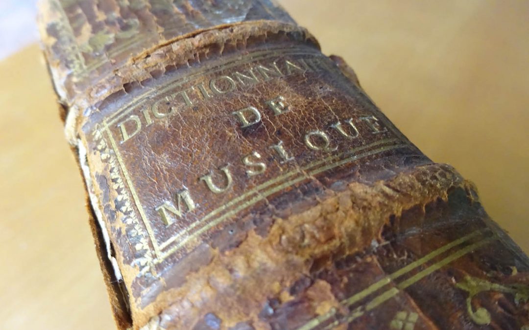 Le Dictionnaire de Musique de Jean-Jacques Rousseau